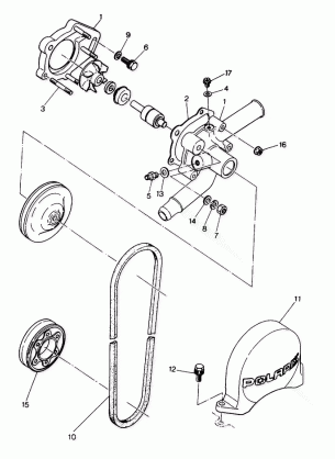 WATER PUMP 650 RXL (4919531953027A)