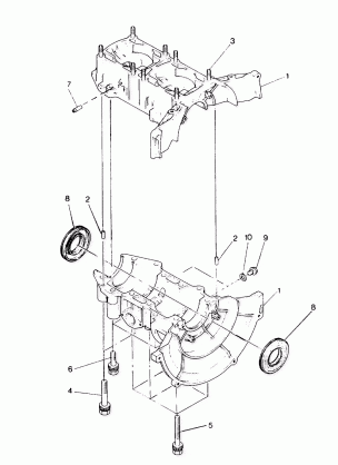 CRANKCASE Indy Lite (4919311931024A)