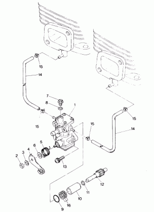 OIL PUMP SPORT & SPORT GT (4919271927034A)