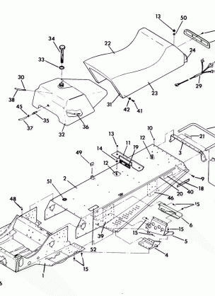 CHASSIS AND SEAT  Indy Lite and Star Lite (4919311931001A)