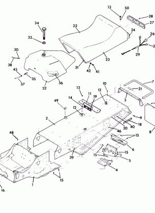 CHASSIS AND SEAT Indy Lite And Star Lite (4918591859001A)