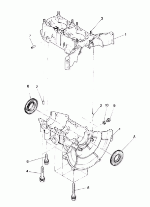 CRANKCASE Indy Lite (4918591859024A)