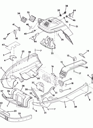 NOSEPAN AND CONSOLE Indy Lite and Star Lite (4919311931005A)