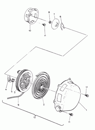 RECOIL STARTER   Star Lite (4919311931031A)