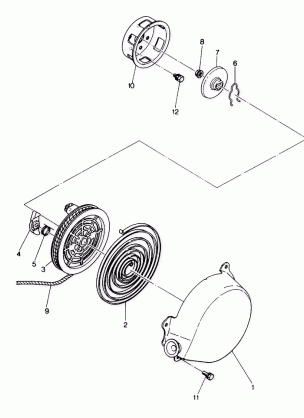 RECOIL STARTER 650 RXL (4919531953028A)