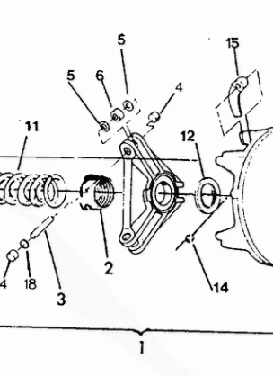 DRIVE CLUTCH ASM.  650 and 650 SKS FROM SERIAL NUMBER 1825512 (4919261926012B)