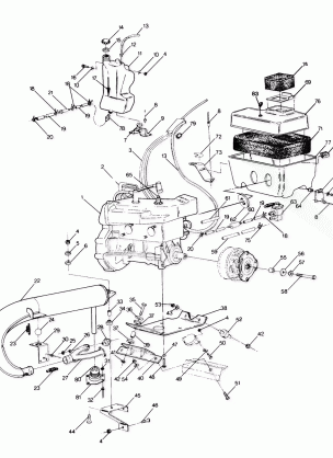 ENGINE MOUNTING Trail (4919281928017A)