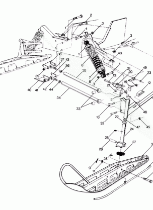 FRONT SUSPENSION AND SKI Trail (4919281928009A)