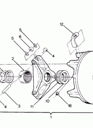 DRIVE CLUTCH 500 and 500 Classic Updated 2 / 90 (4916791679012A)