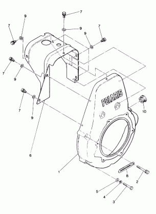 BLOWER HOUSING Star and StarTrak (4916811681041A)