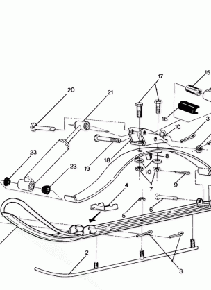 SKI Star Sprint ES and StarTrak (4916811681011A)