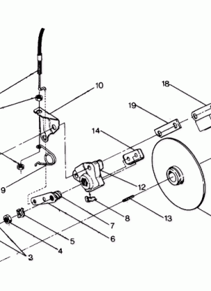 BRAKE ASSEMBLY Star and Sprint ES Updated 2 / 90 (4916811681018A)