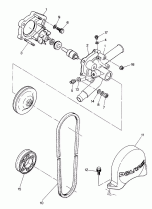 WATER PUMP 650 (4916801680028A)