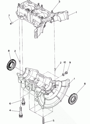 CRANKCASE Sprint ES (4916811681034A)