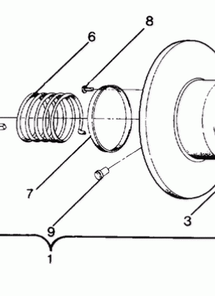 DRIVEN CLUTCH Star Sprint ES and StarTrak Updated 2 / 90 (4916811681015A)