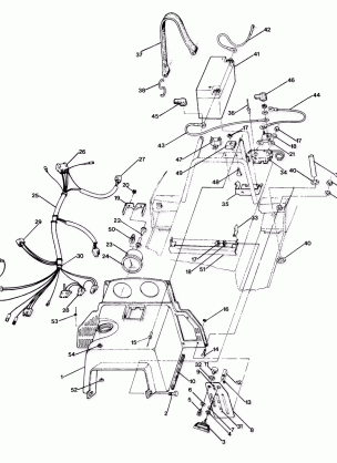 CONSOLE AND ELECTRICAL Star Sprint ES and StarTrak Updated 2 / 90 (4916811681009A)