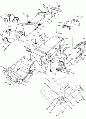 CHASSIS AND SEAT Trail Updated 2 / 90 (4916831683001A)