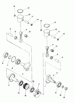 PISTON AND CRANKSHAFT Sport and Sport GT (4916821682031A)