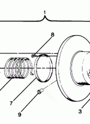 DRIVEN CLUTCH Sport and Sport GT Updated 2 / 90 Sport - Serial No. to 1724860 (4916821682024A)