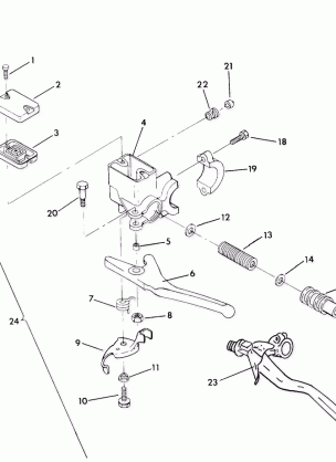 MASTER CYLINDER ASSEMBLY All Swedish Snowmobiles (49187318730007)