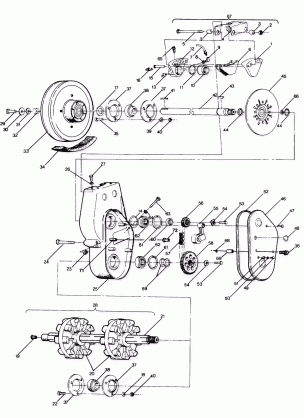 BRAKE AND CHAINCASE 500 and 500 Classic updated 2 / 90 (4916791679013A)