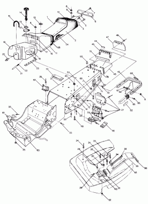 CHASSIS AND SEAT 650 Updatd 2 / 90 (4916801680001A)