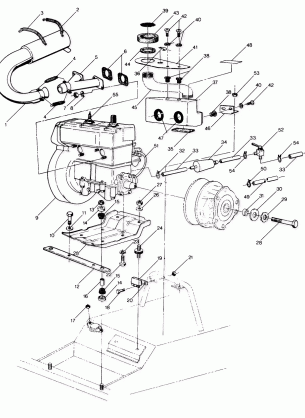 ENGINE MOUNTING Sprint E / S (4915431543017A)