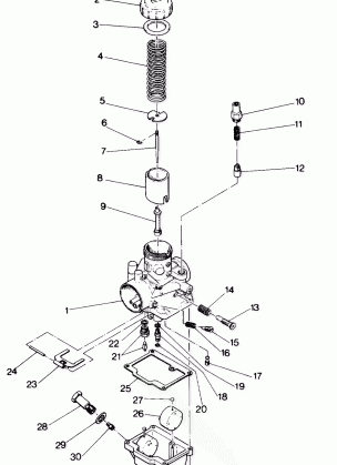 CARBURETOR Sprint E / S (4915431543036A)