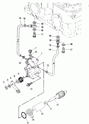 OIL PUMP 500 and 500 Classic (4915411541050A)