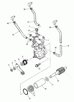 OIL PUMP 650 (4915411541051A)