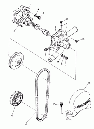 WATER PUMP 650 (4915411541048A)