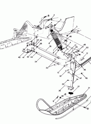 FRONT SUSPENSION AND SKI Trail (4915441544009A)