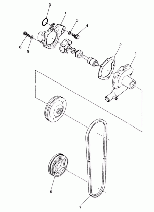 WATER PUMP 400 (4915411541046A)