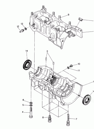 CRANKCASE 500 and 500 Classic (4915411541032A)