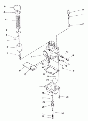 CARBURETOR 400 (4915411541055A)