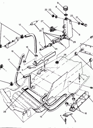 COOLING SYSTEM 650 Updated 10 / 88 (4915411541027A)