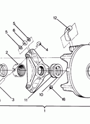 DRIVE CLUTCH 400 500 500 Classic and 650 (4915411541014A)