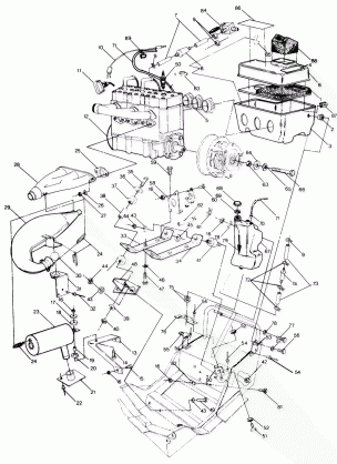 ENGINE MOUNTING 650 Updated 10 / 88 (4915411541023A)