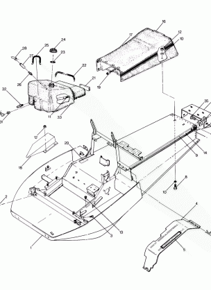 CHASSIS and SEAT - 0891549 (4915421542A003)