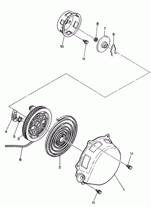 RECOIL STARTER - 0891027 (4915421542D003)