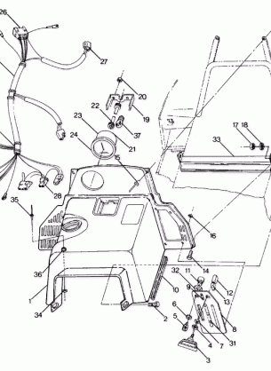 CONSOLE AND ELECTRICAL - 0891027 (4915421542A011)