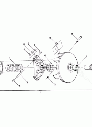 DRIVE CLUTCH - 0891549 (4915421542B005)