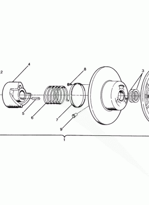 DRIVEN CLUTCH - 0891549 (4915421542B006)