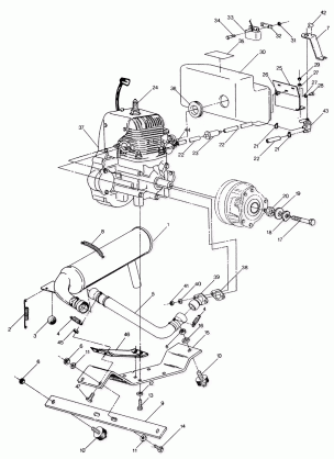 ENGINE MOUNTING - 0891027 (4915421542C003)