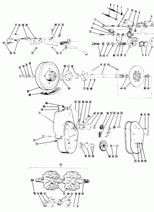 BRAKE AND CHAINCASE All Swedish Indy Models (4916051605005A)