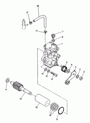 OIL PUMP - 0891027 (4915421542C013)