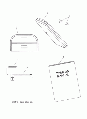 TOOLS TOOL KIT and OWNERS MANUAL - S15CS6GSL / GEL (49SNOWTOOL14600V)