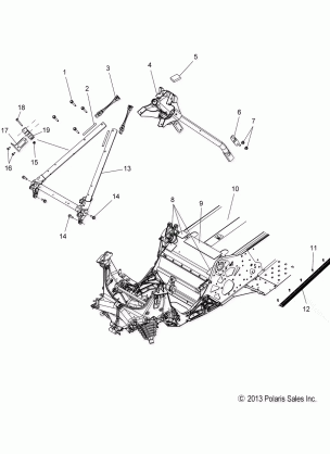 CHASSIS CHASSIS ASM. and OVER STRUCTURE - S15CT5BEL / BSL / BSM (49SNOWCHASSISFRT214550)