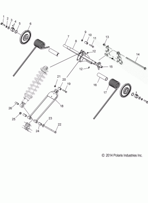 SUSPENSION TORQUE ARM REAR - S15CU5BSL / BEL (49SNOWTORQUEREAR15550155)