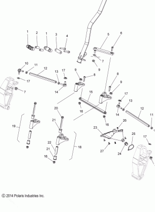 STEERING LOWER - S15DA6 ALL OPTIONS (49SNOWSTEERINGLWR15PROS)